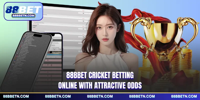 88BBET cricket betting online with attractive odds