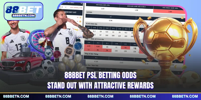 88BBET PSL betting odds stand out with attractive rewards