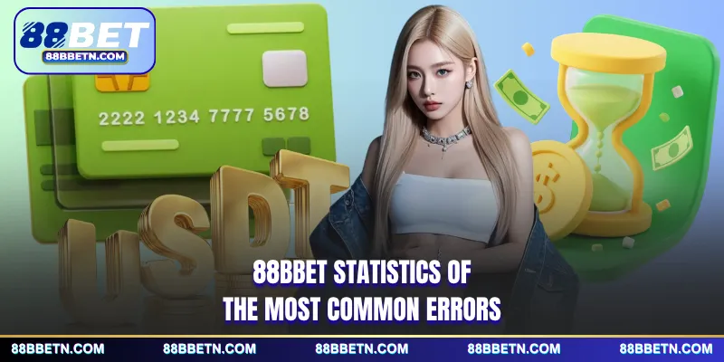 88BBET statistics of the most common errors