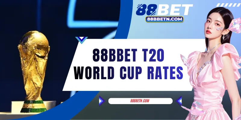 88BBET T20 World Cup Rates - Summary Of Top 5 Best Bets