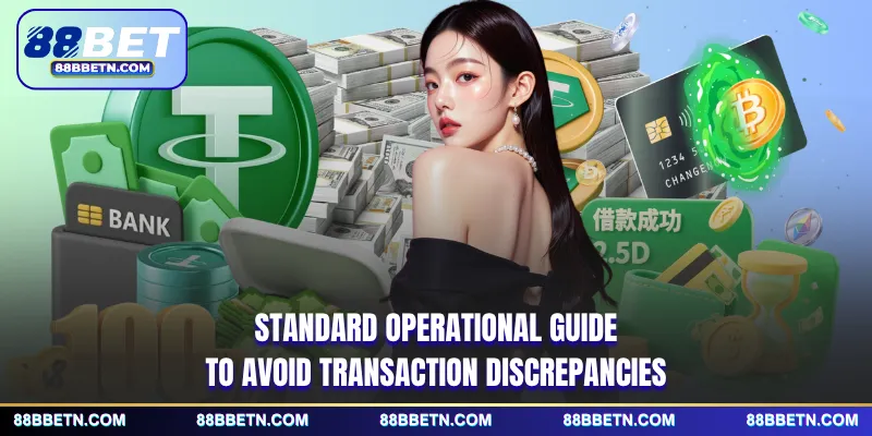 Standard operational guide to avoid transaction discrepancies